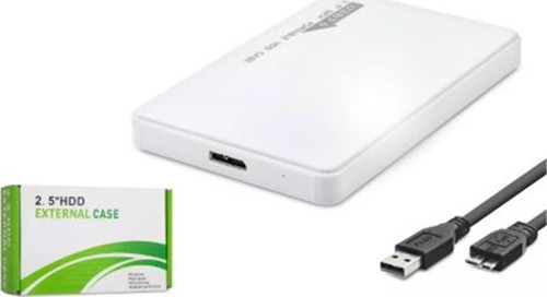 Hdx1752 2.5 Sata Hdd-Ssd Harici Disk Kutusu Usb 3.0 Micro-B - Beyaz