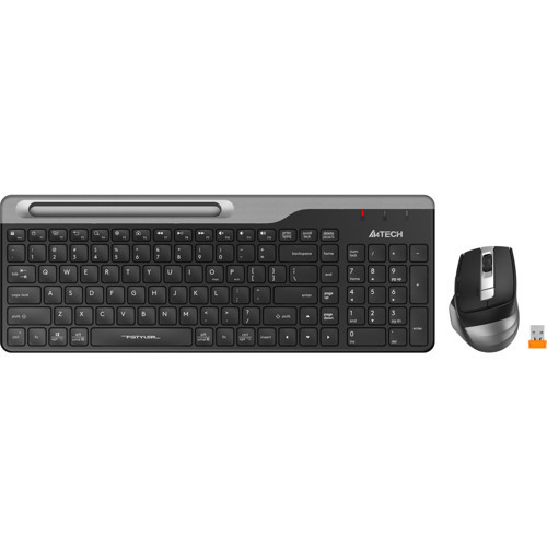 Fstyler Fb2535C Gri Bluetooth +2.4G Nano Fn Multimedya Şarjlı Kablosuz Klavye Mouse Set