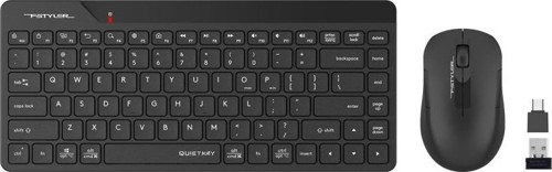 A4 Tech Fg2200 Siyah 2.4Ghz Fn-Mm Türkçe Q 1200Dpi Mini Kablosuz Klavye & Mouse Set