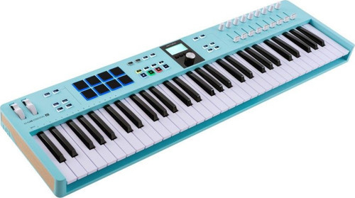 KeyLab Essential 61 mk3: Aqua | 3.Nesil Akıllı MIDI Kontrolcü (61 Tuş) - (Sınırlı Sayıda Özel Üretim)