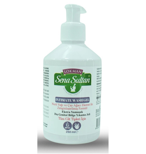 İntim Jel - Dış Genital Bölge Yıkama Jeli 250 ml, Lokman Sena Sultan