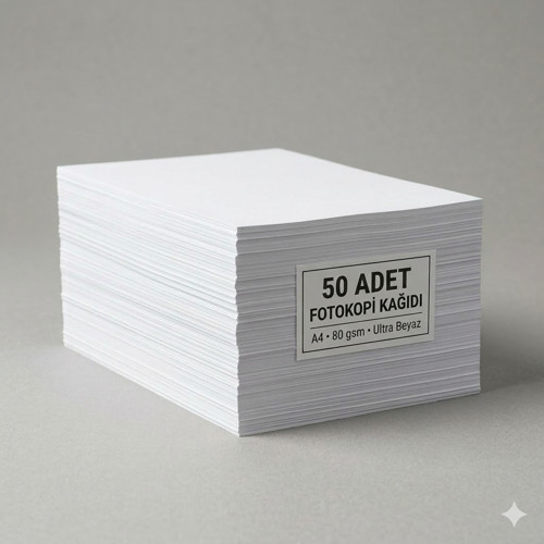 A4 80 G/m² 50 Adet Beyaz Fotokopi Kağıdı