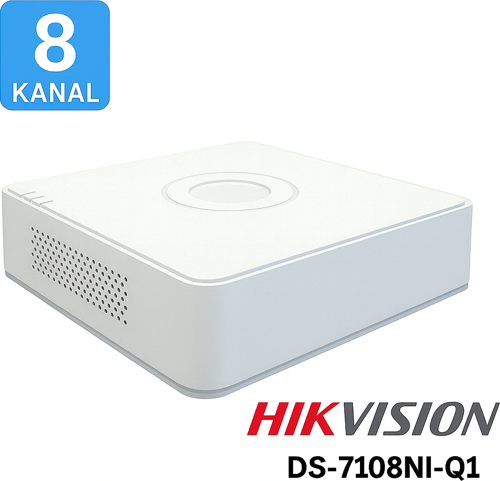 Hikvision Nvr Ds-7108Ni-Q1/ 8 Kanal Güvenli̇k Kamerasi Kayit Ci̇hazi