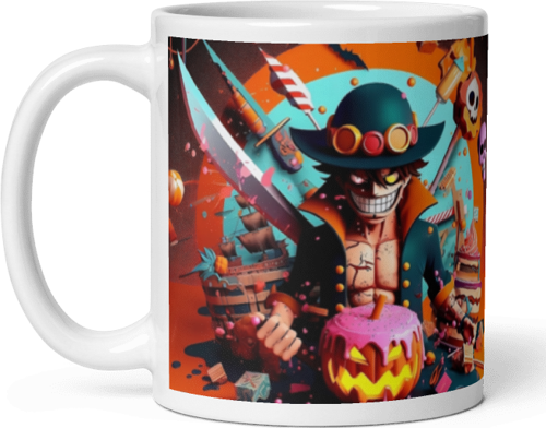 One Piece Baskılı Kupa Bardak Anime Figür Model 1