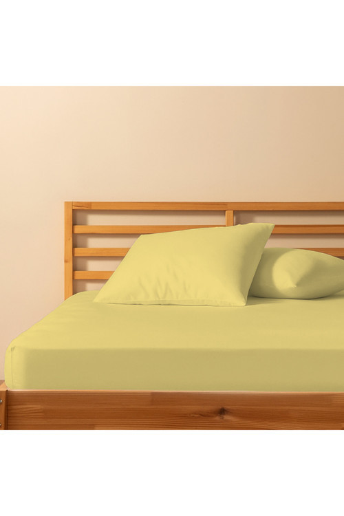 %100 Pamuklu Çift Kişilik Lastikli Çarşaf 160x200+30 | 50x70 Yastık Kılıfı ( 2 Adet )