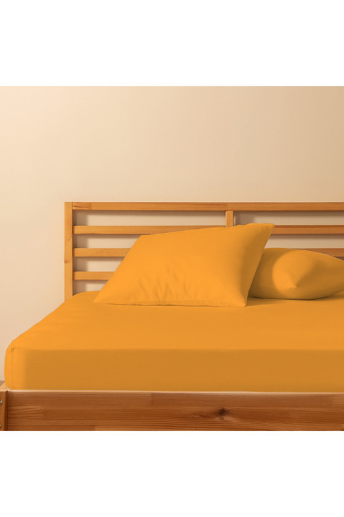 %100 Pamuklu Tek Kişilik Lastikli Çarşaf 120x200+30 | 50x70 Yastık Kılıfı ( 1 Adet )