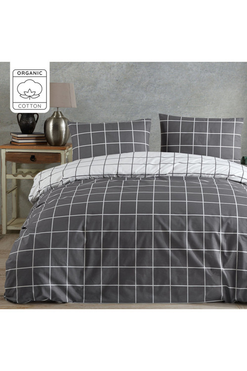 %100 Pamuklu Tek Kişilik Nevresim Takımı 160x220 | 2 Yastık Kılıflı | Lastikli Çarşaflı 100x200+30