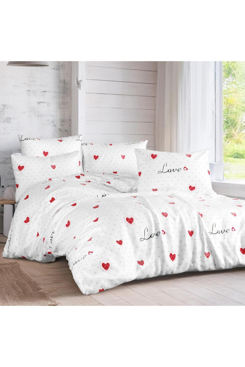 Tek Kişilik Nevresim Takımı 160x220cm | 2 Yastık Kılıfı | Lastikli Çarşaflı 120x200+30