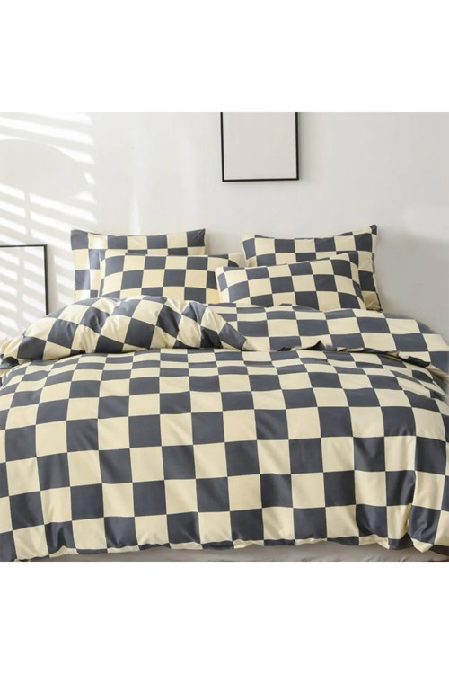 Tek Kişilik Nevresim Takımı 160x220cm | 2 Yastık Kılıfı | Lastikli Çarşaflı 120x200+30