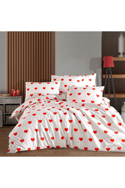 Tek Kişilik Nevresim Takımı 160x220cm | 2 Yastık Kılıfı | Lastikli Çarşaflı 120x200+30
