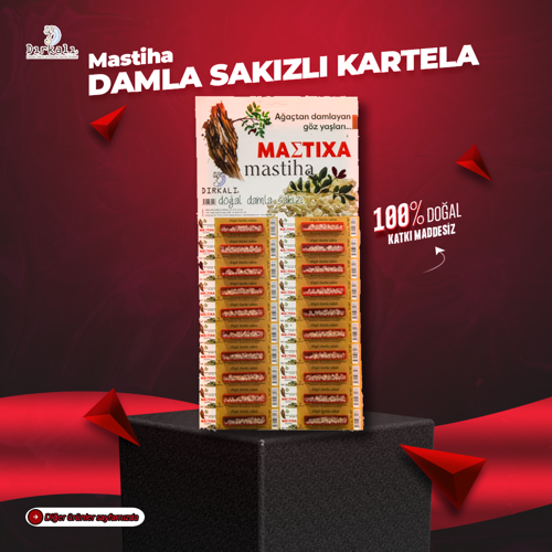 Damla Sakızı Kartela 20'li