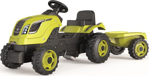 XL Römorklu Pedallı Traktör - Yeşil 710130