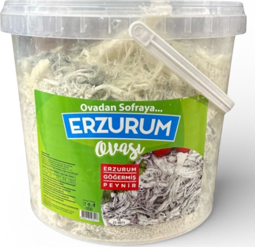 Erzurum Ovası Göğermiş Peynir Kova 5 Kg