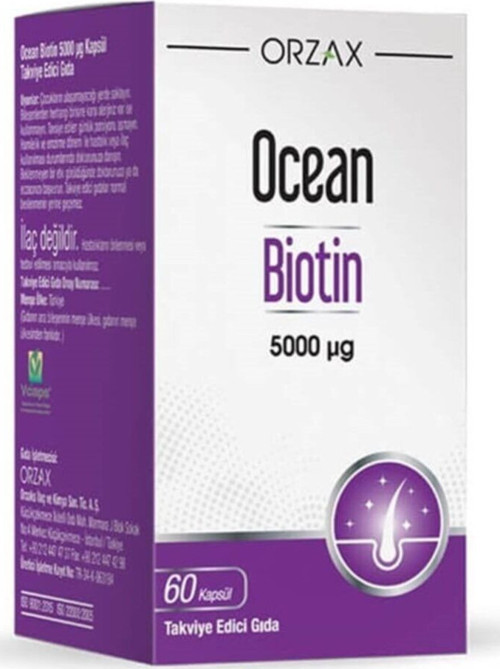 Biotin 5000 Mcg 60 Kapsül
