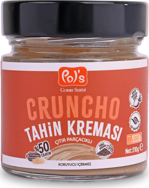 Gurme Cruncho Çıtır Parçacıklı Tahin Kreması 210 g