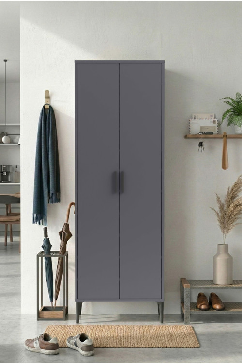 Harmony Ayakkabılık 65x190x37 cm Antrasit– Modern Tasarım