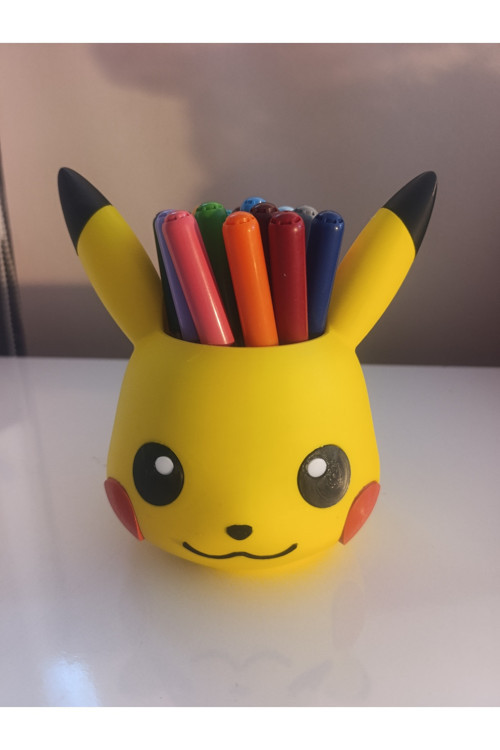 Mey3Ddesign Pikachu Pokemon Kalemlik Büyük Boy, Şahane Renkli Ve Çok Güzel