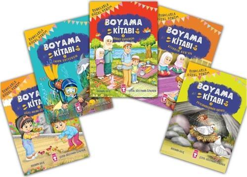Timaş Renklerle Güzel Dinim Boyama Kitabı Seti 5 Kitap