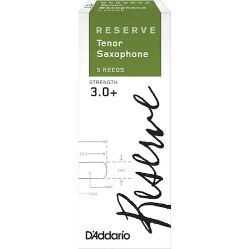 DKR05305 Reserve Tenor Saksafon Kamışı No: 3.0+ (Profesyonel) - 5'li Paket | Ara Sertlik, Profesyonel Kontrol