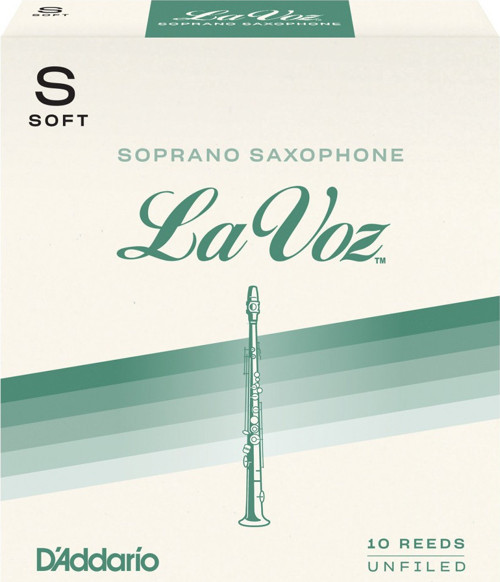 RIC10SF La Voz Soprano Saksafon Kamışı Soft Sertlik (Başlangıç) - 10'lu Paket | En Yumuşak Başlangıç Seviyesi