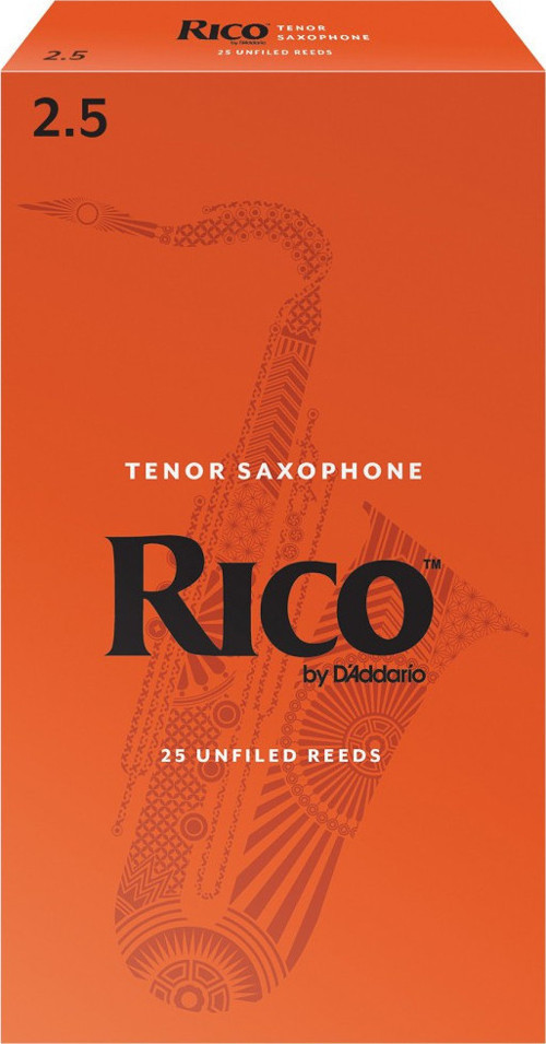 RKA2525 Rico Orange Box Tenor Saksafon Kamışı No: 2.5 (Orta Seviye/Eğitim) - 25'li Paket | Eğitmenler İçin Top
