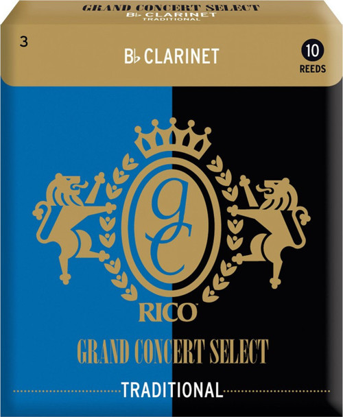 RGC10BCL300 Grand Concert Bb Klarnet Kamışı No: 3.0 (Profesyonel) - 10'lu Paket | Sıcak ve Odaklanmış Ses, Zen