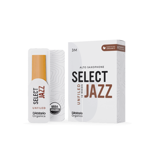 ORRS10ASX3M Organic Select Jazz Unfiled Alto Saksafon Kamışı No: 3 Medium (Profesyonel/Caz) - 10'lu Paket | Ki