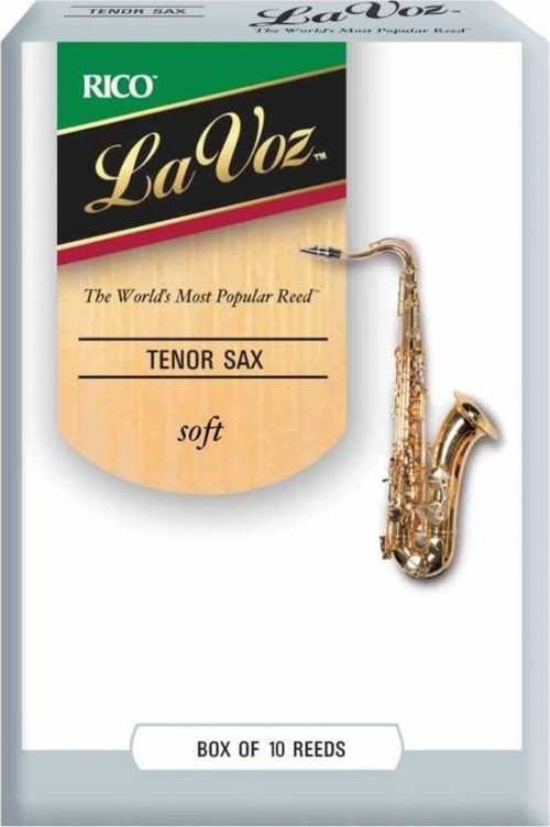 RKC10SF La Voz Tenor Saksafon Kamışı Soft Sertlik (Profesyonel/Caz) - 10'lu Paket | Yumuşak Caz Tonu ve Esnek