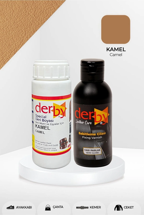 Special Kamel Deri Boyası Ve Cilası 100 ml - 2'li Set / Mont Eşya Çanta Deri Boyası