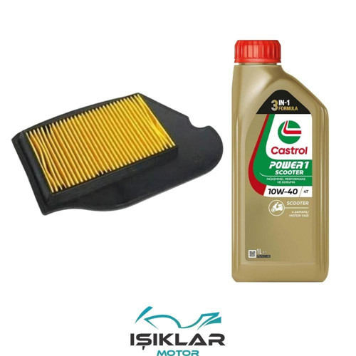 Tvs Wego Castrol Yağ Ve Hava Filtre Bakım Seti Bs0015