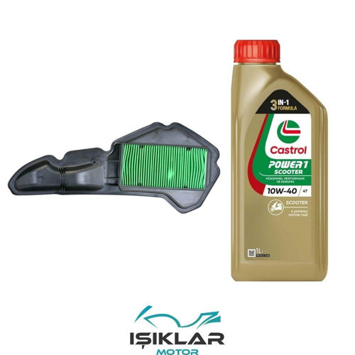 Rks Reale125 Castrol Yağ Ve Hava Filtre Bakım Seti Bs0019