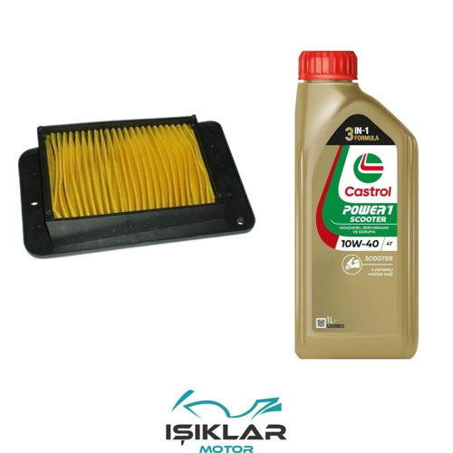 Sym Symphony Sr 125 Castrol Yağ Ve Hava Filtre Bakım Seti Bs0038