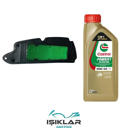 Honda Adv 350 Castrol Yağ Ve Hava Filtre Bakım Seti Bs0007