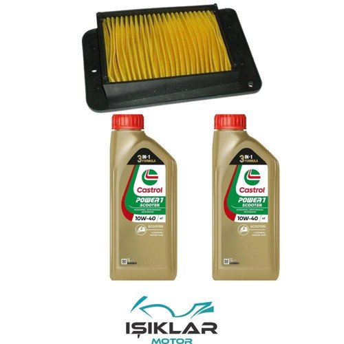 Pugeout Tweet 200 Castrol Yağ Ve Hava Filtre Bakım Seti Bs0039