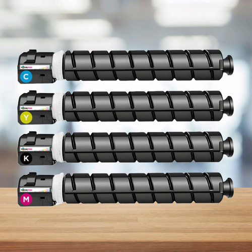 imageRUNNER Advance C2020i Muadil Toner Seti / İRC2025 / Siyah - Mavi - Sarı - Kırmızı