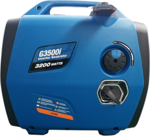 G3500i İnverter Jeneratör 3.5 kW 230V 50Hz 8L 12V 13.9A İpli 26.5kg
