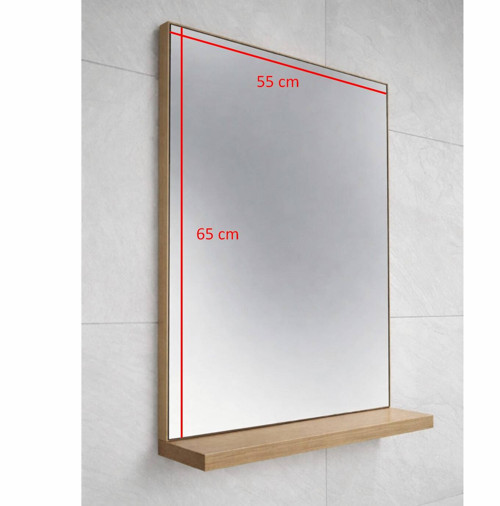 - Dinar 5565 Etejerli Üst Modül Ayna Teak - 21DNR005540980