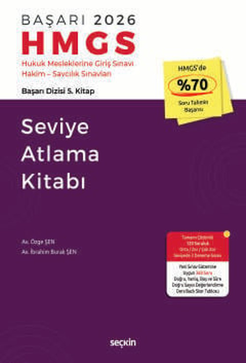 BAŞARI - HMGS Seviye Atlama Kitabı Av. Özge Şen,Av. İbrahim Burak Şen 1. Baskı, Şubat 2026