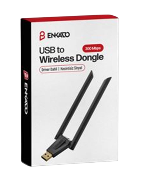 Ekd-Uw91 Usb To 300 Mbs Çift Antenli Wireless Dongle