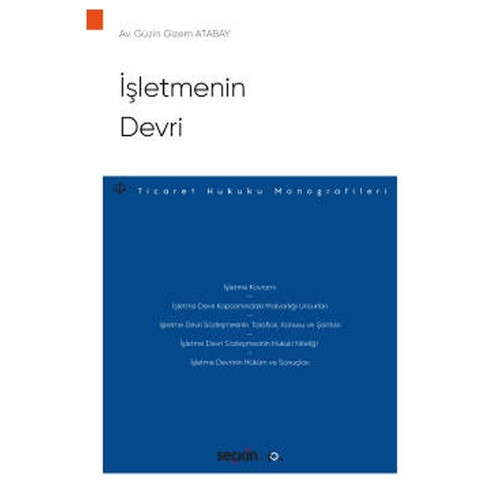 İşletmenin Devri Güzin Gizem Atabay 2020/07