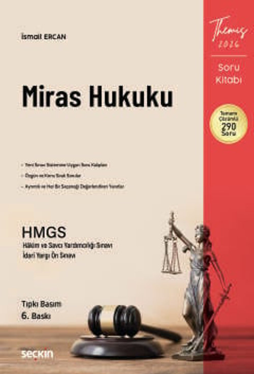 THEMIS - Miras Hukuku Soru Kitabı Tıpkı Basım İsmail Ercan 6. Baskı, Ocak 2026