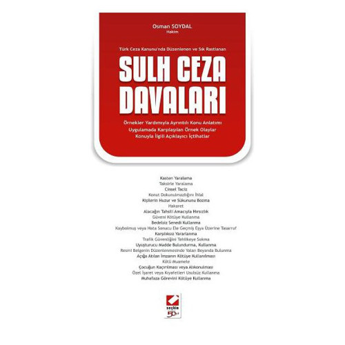 Sulh Ceza Davaları Osman Soydal 2010/05