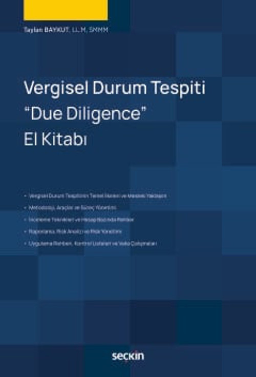 Vergisel Durum Tespiti "Due Diligence" El Kitabı LL.M. Taylan Baykut 1. Baskı, Ocak 2026