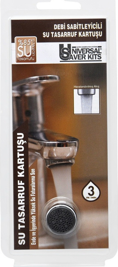 Su Tasarruf Kartuşu 3,7 L/DK | %85’e Varan Su Tasarrufu | Miks & Kuğu Uyumlu
