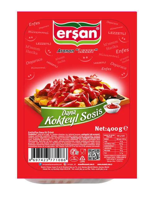 Dana Kokteyl Sosi̇s 400 Gr