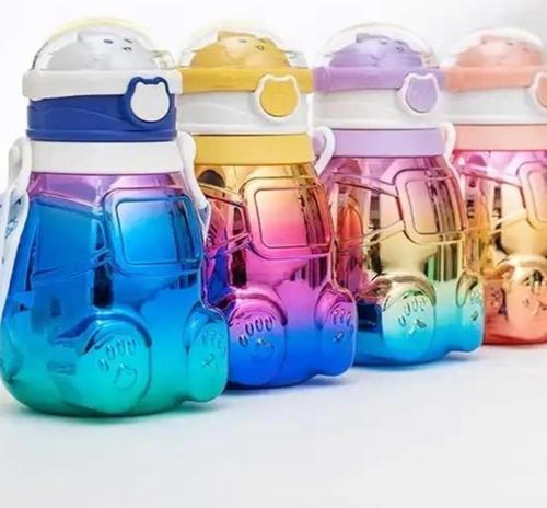 Keyfi Sepet Tombul Astronot Model Su Matarası Su Şişesi Suluk 700 ml Bpa Içermez Suluk Çocuk Okul Su Şişesi