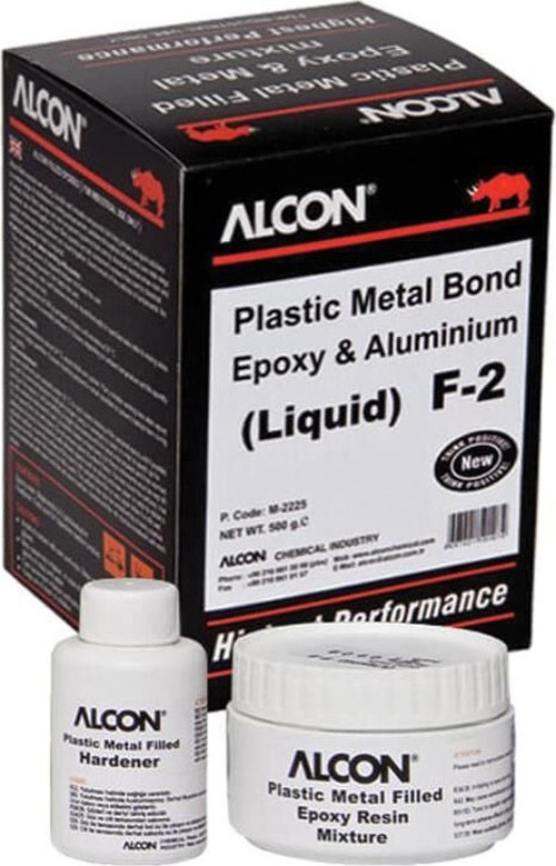 (F-2) Plastic Metal Epoxy Liquid Alüminyum Bond Putty M-2225 500gr