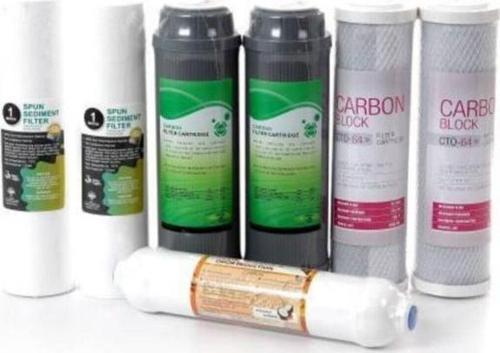 Çift Karbonlu Su Arıtma Filtresi 1 Yıllık Filtre Seti Gac Karbon + Blok Karbonlu Filtre Seti