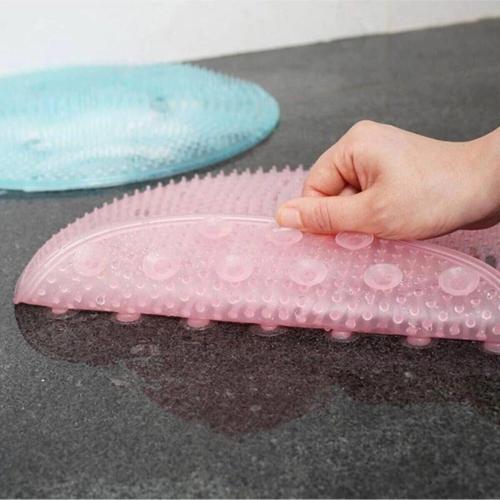 CMT Vantuzlu Banyo Fırçası Masaj Pedi Sırt Ayak Kesesi Yıkama Aleti Lifi