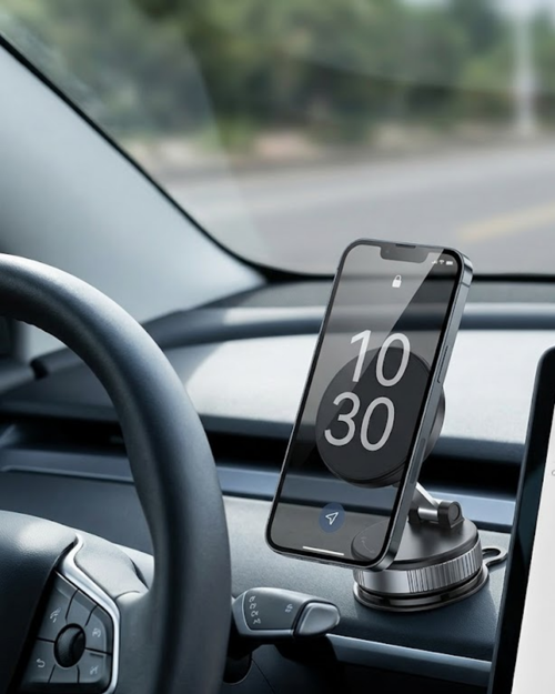 Güçlü Mıknatıslı Araç Telefon Tutucu 360 Derece Döner Stand